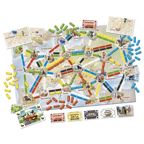 Ticket to Ride Mijn eerste Reis NL opengelegd