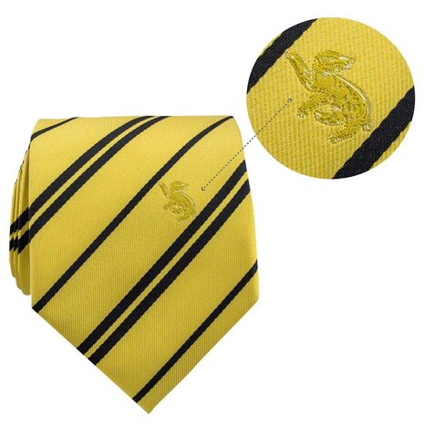 Stropdas en Pin Deluxe Box Hufflepuff das