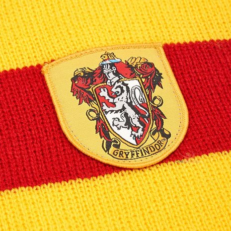 Harry Potter Shawl Gryffindor klasisiek van 190 cm met patch