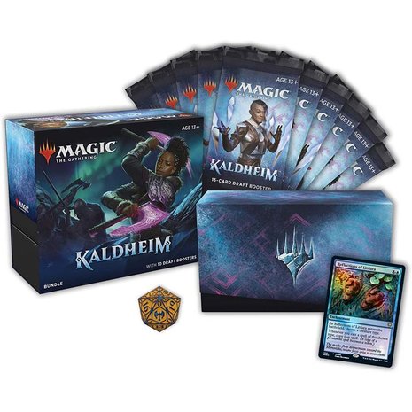  Magic: the Gathering: Kaldheim Bundle met 10 boosters en Dice