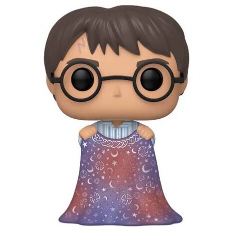 Harry Potter POP! Movies Vinyl Figure Harry with Invisibility Cloak Map 9 cm
