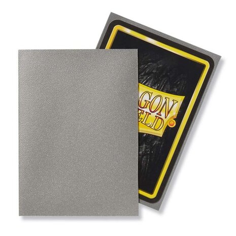 Dragonshield Cards Sleeves Standaard Silver matte per 100 stuks voorbeeld