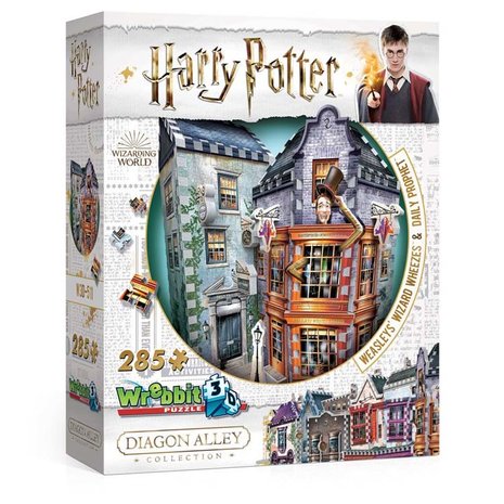 Harry Potter 3D DAC Weasley's Wizard Wheezes & Daily Prophet van 300 stukjes in doos