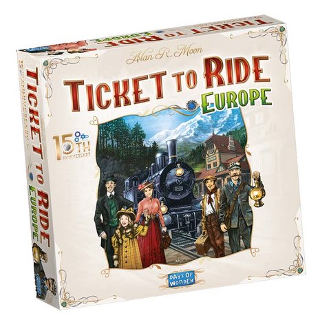 Ticket to Ride Europe 15th Anniversary Nederlands