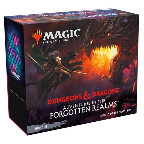  Magic: the Gathering: Dungeons & Dragons Forgotten Realms Bundle met 10 boosters