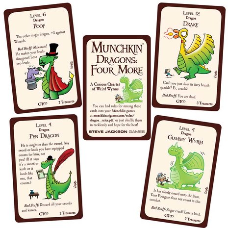 Munchkin Dragons Kaarten