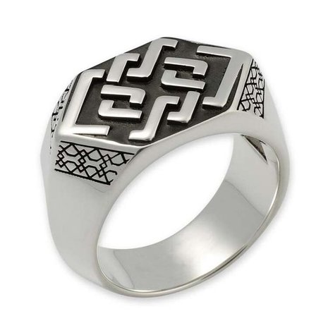 Hobbit Ring, Dwerg Kili van Massief Zilver