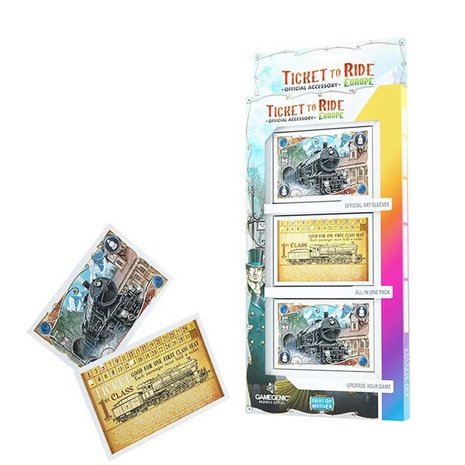 Ticket to Ride EU Art Sleeves, 168 stuks