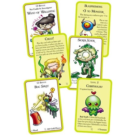 Engelstalige Munchkin Cthulhu kaarten