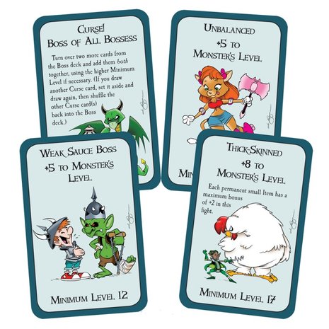 Munchkin Bosses Kaarten