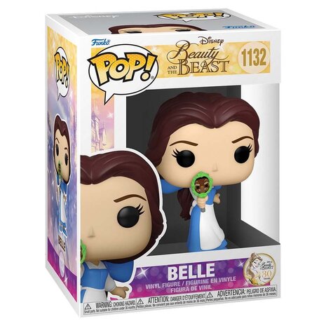 Disney POP! Movies Vinyl Beauty and the Beast, Belle met Spiegel in doos