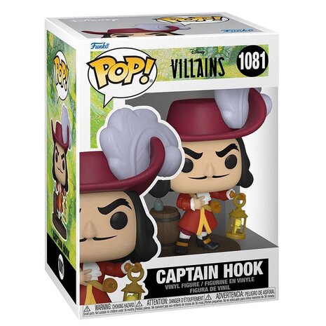 Funko Pop! Disney: Villians, Captain Hook No.1081 in doos