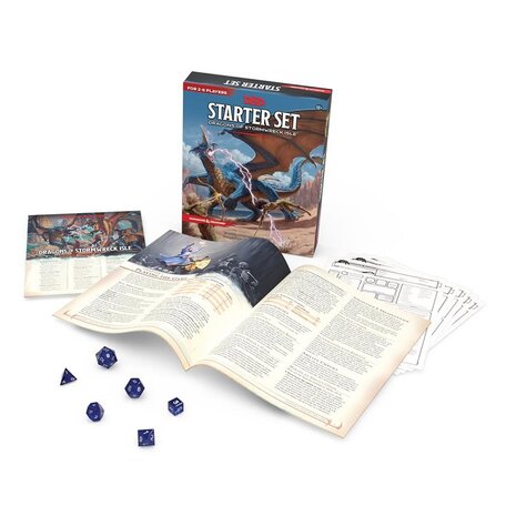 D&D Dragons of Stormwreck Starter Kit 5.0 open gelegd