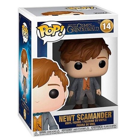 Fantastic Beasts POP! Movies Vinyl Figure Crimes of Grindewald Newt Scamander in doos