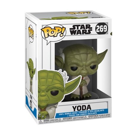 Funko Pop! Star Wars Clone Wars: Yoda No.269 in doos