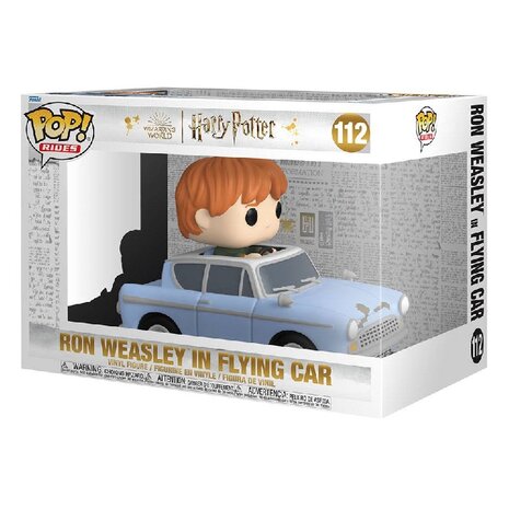 Funko Pop! Ron Weasley in a Flying Car No.112 in doos