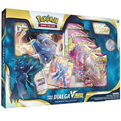 Pokemon October Premium Dialga V Star Box met 5 boosters