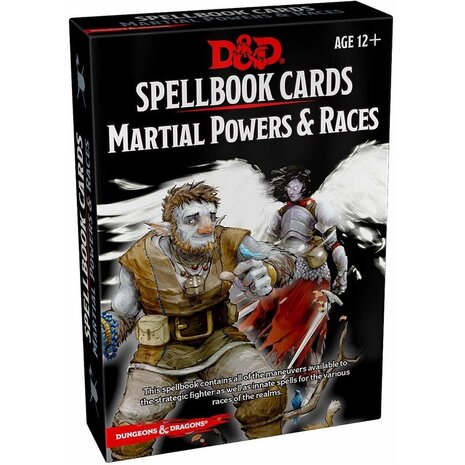 D&D Spellbook Cards - Martial Powers & Races met 61 kaarten