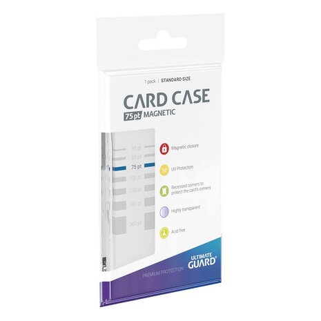 Magnetic Card Case 75pt in verpakking