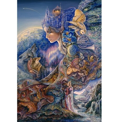 Puzzel Once in a Blue Moon van Josephine Wall van 1000 stukjes