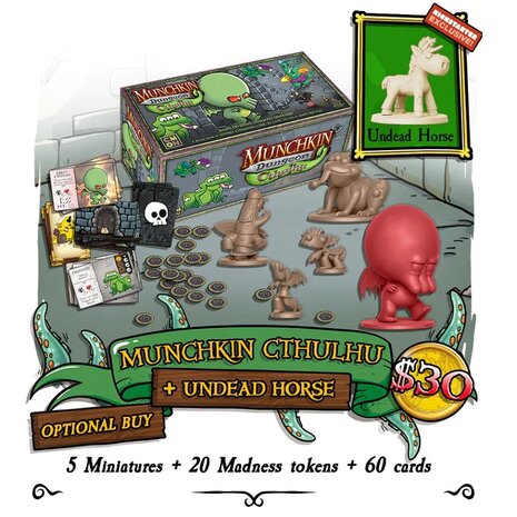 Munchkin Dungeon Board Cthulhu, Engelstalig voorbeeld