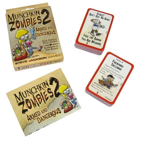 Engelstalige Munchkin Zombies 2, Armed and Dangerous open