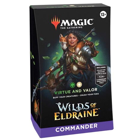Magic: the Gathering: Wilds of Eldraine Commander Deck Virtue and Valor