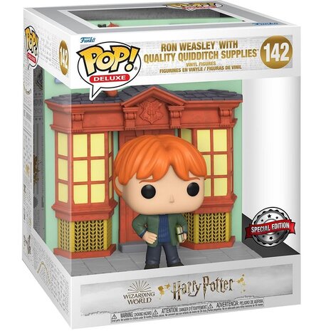 Funko Pop! Harry Potter - Quidditch Supplies Store with Ron No.142 in doos