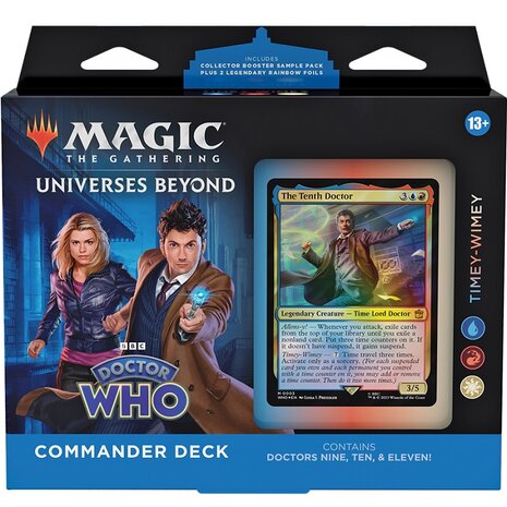 Magic: the Gathering: Doctor Who Commander Deck Timey-Wimey met 100 kaarten