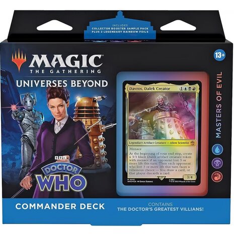 Magic: the Gathering: Doctor Who Commander Deck Masters of Evil met 100 kaarten