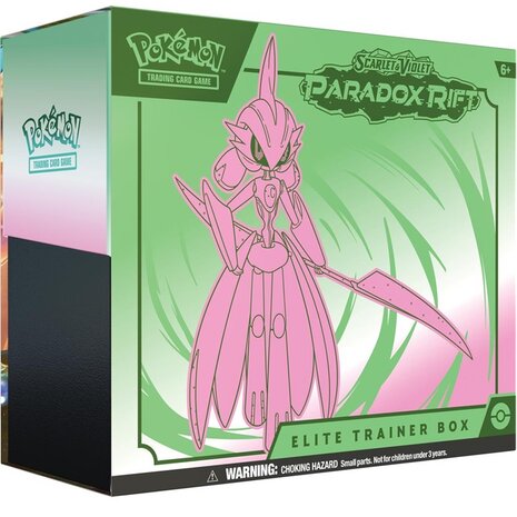 Pokémon Scarlet & Violet Paradox Rift Elite Trainer Box Iron Valiant