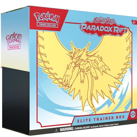 Pokémon Scarlet & Violet Paradox Rift Elite Trainer Box Roaring Moon