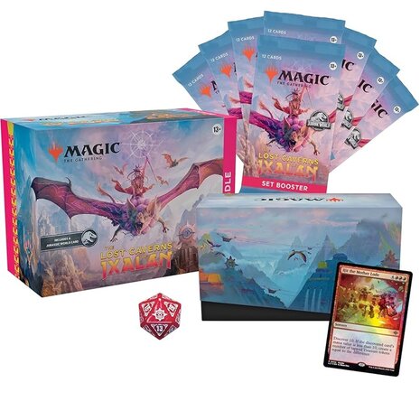Magic: the Gathering: The Lost Caverns of Ixalan Bundle met 8 Set Boosters open