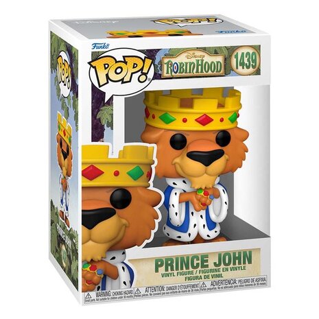 Funko Pop! Disney: Robin Hood Prince John No.1439 in doos
