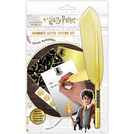 Harry Potter Letter Writing Set Feather Pen