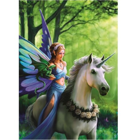 Puzzel Realm of Enchantment van Anne Stokes met 1500 stukjes