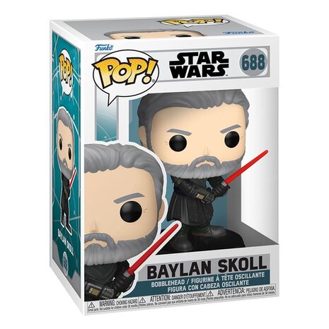 Star Wars POP! Movies Vinyl Figure Baylan Skoll No.688 in doos