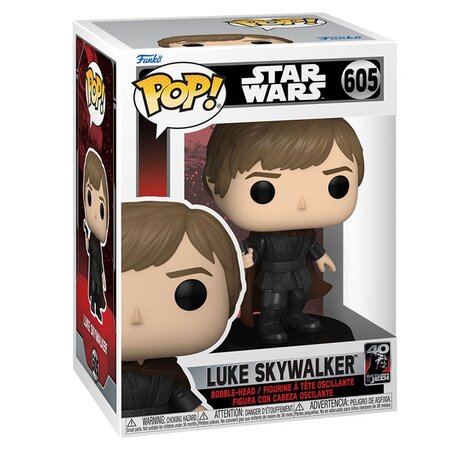 40th Anniversary Star Wars POP! Movies Vinyl Figure Luke Skywalker No.605 in doos