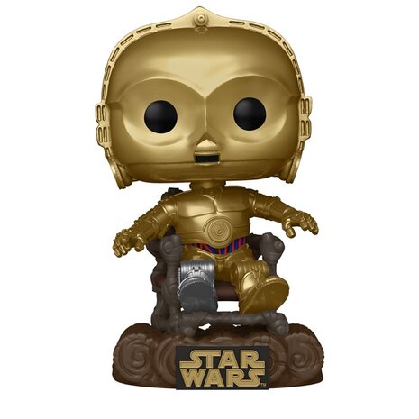 40th Anniversary Star Wars POP! Movies Vinyl Figure C-3PO in Chair No.609