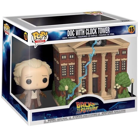 Funko POP! Movies, Back to the Future, Doc with Clock Tower No.15 in doos