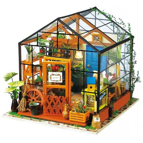 Robotime Puzzel Cathy's flower house