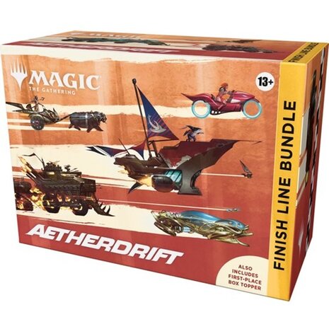 Magic: the Gathering, Aetherdrift Finish Line Bundle met 6 Play Boosters en 2 Collector Boosters