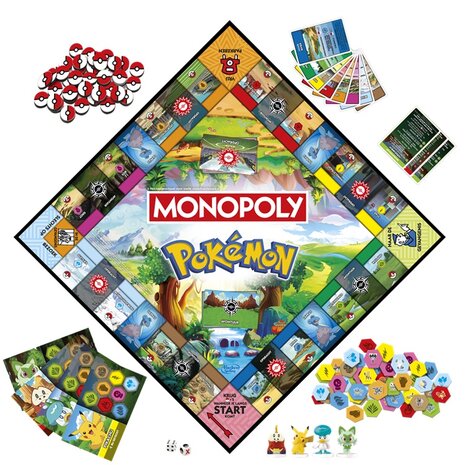 Bordspel Pokemon Monopoly Open
