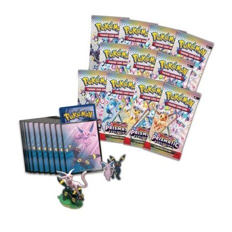 Pokémon Prismatic Evolution Super Premium met  11 boosters open