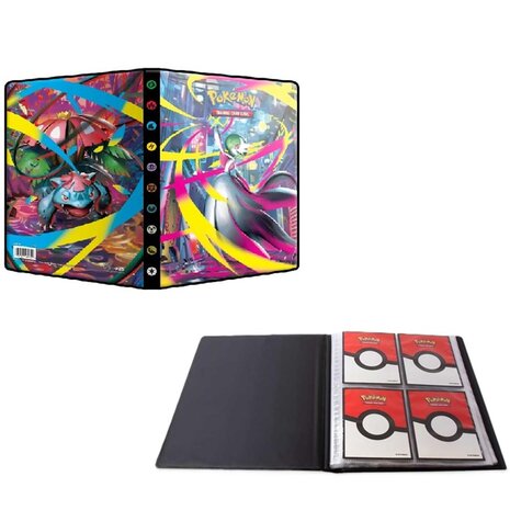 4-Pocket Portfolio, Pokemon Mega Evolution E01 open