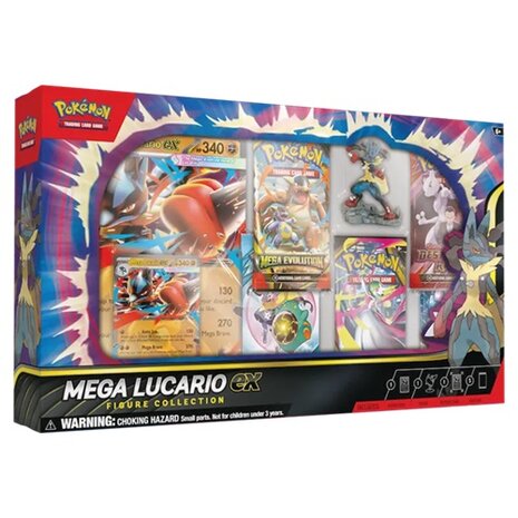 Pokémon Mega Lucario Figure Collection met 5 boosters in box