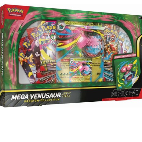 Pokémon Mega Venusaur ex Premium Box  met 8 boosters