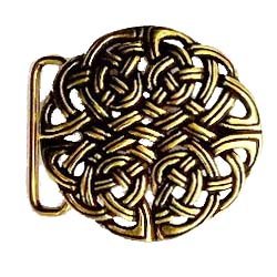 Buckle met Celtic Knot, bronskleurig