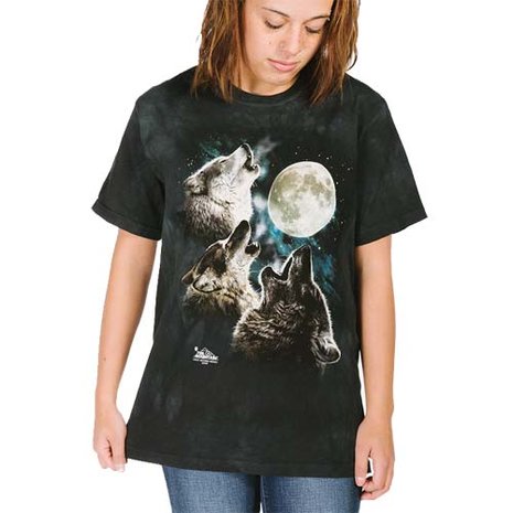 the Mountain T-Shirt, Three Wolf Moon