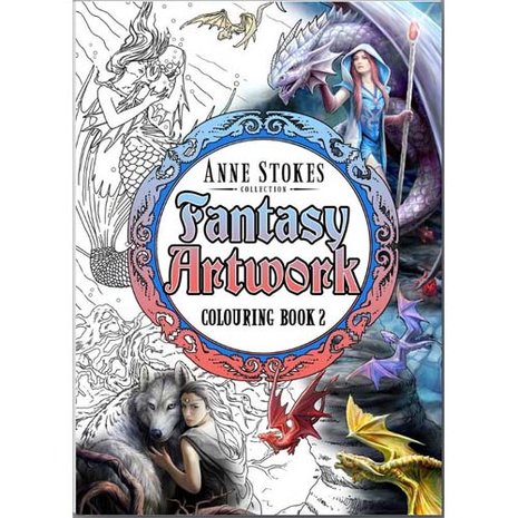 Anne Stokes Fantasy Artwork Colouring Book 